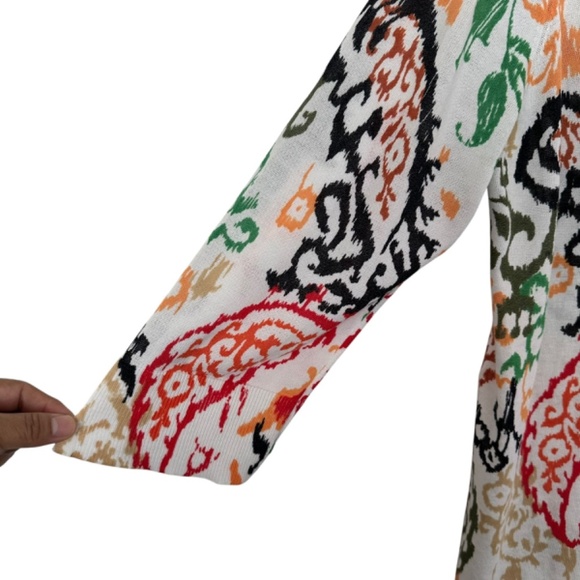 Chico's Open Short Cardigan Women's Size 3 US XL Coastal Summer Spring - Picture 7 of 15